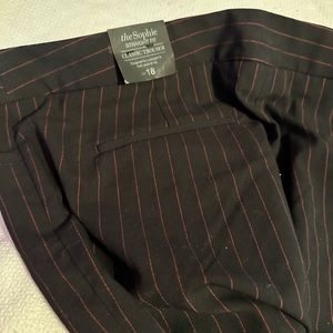 Lane Bryant 18 shirt women’s rd stripe work pants trousers slacks